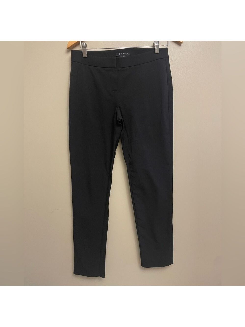 Theory Black Dress Pants Size 2 Minimalist Business Casual Office